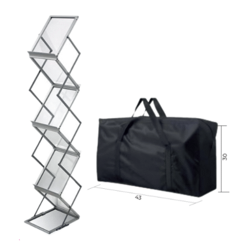 MAGAZINE HOLDER, FOLDABLE CATALOG DISPLAY RACK