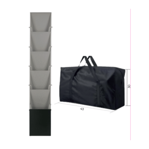 VERTICAL MAGAZINE RACK