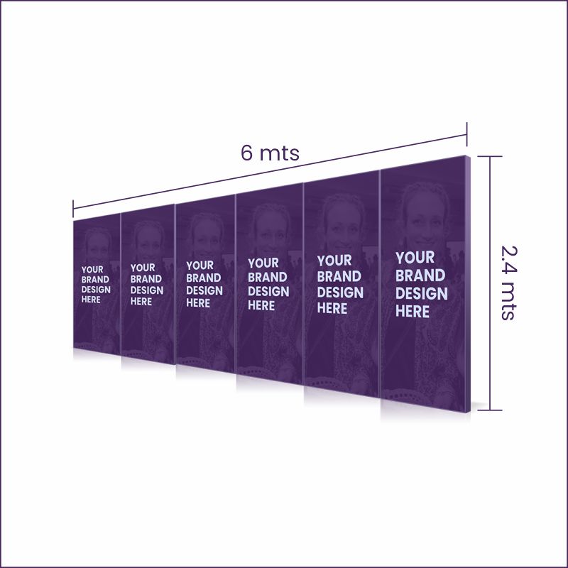 BACKING (wrap for the booth shell)